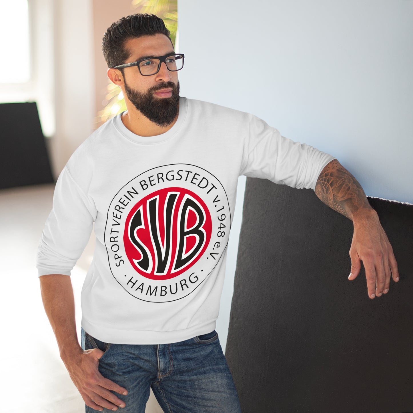 SVB Hoodies │ SV Bergstedt │ Unisex Crew Neck Sweatshirt (EU) │ Druck