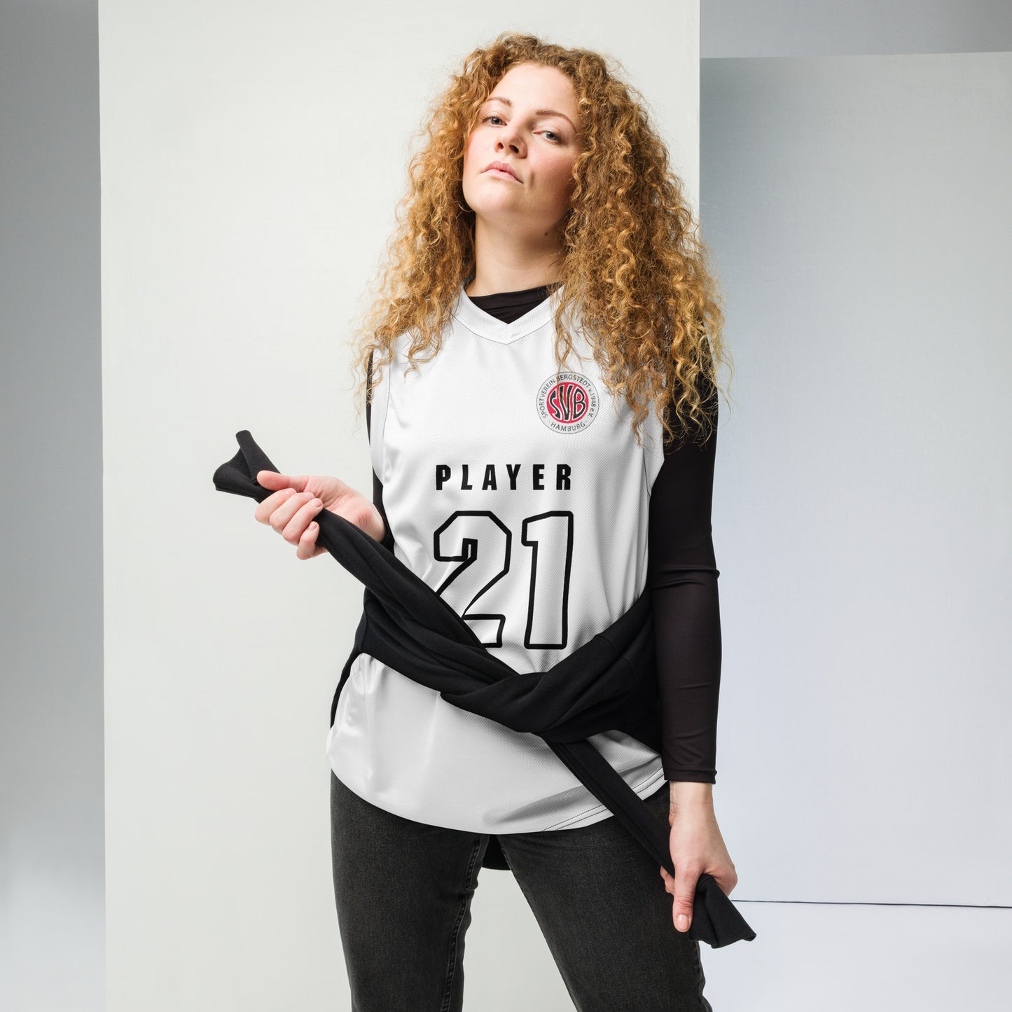 SVB Shirt│Recyceltes Unisex-Basketballtrikot│All-Over-Druck