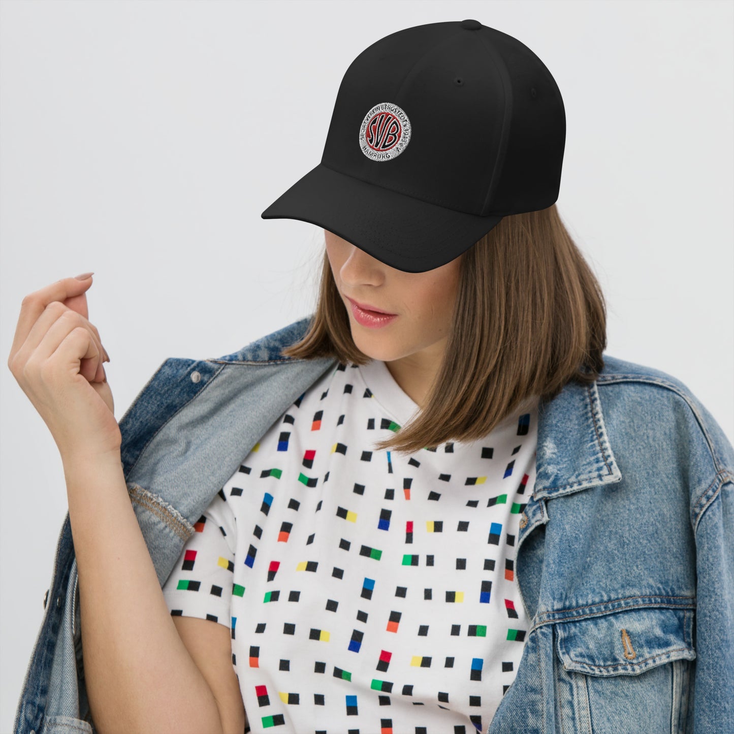SVB │Strukturierte Cord-Cap │Bestickt │Hinten geschlossen