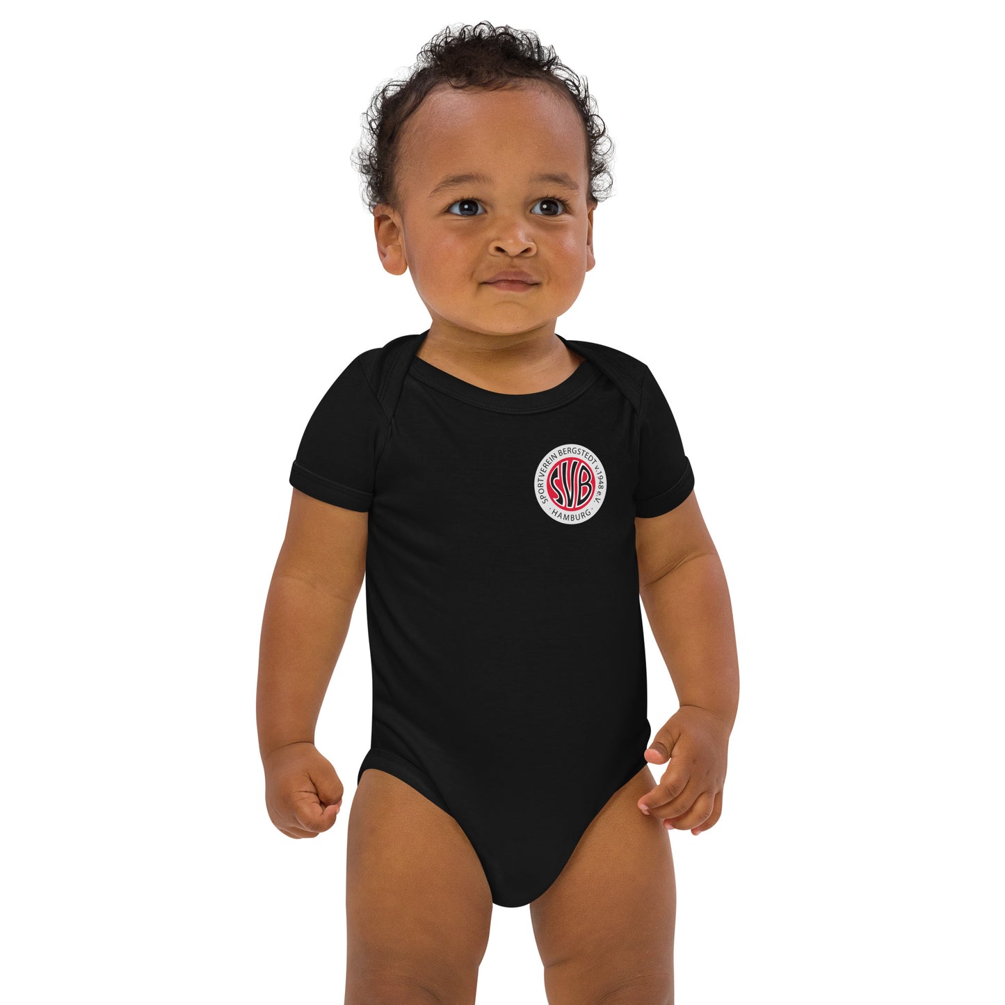 SVB Baby │Babystrampler aus Bio-Baumwolle│Nur SVB - LOGO │Druck