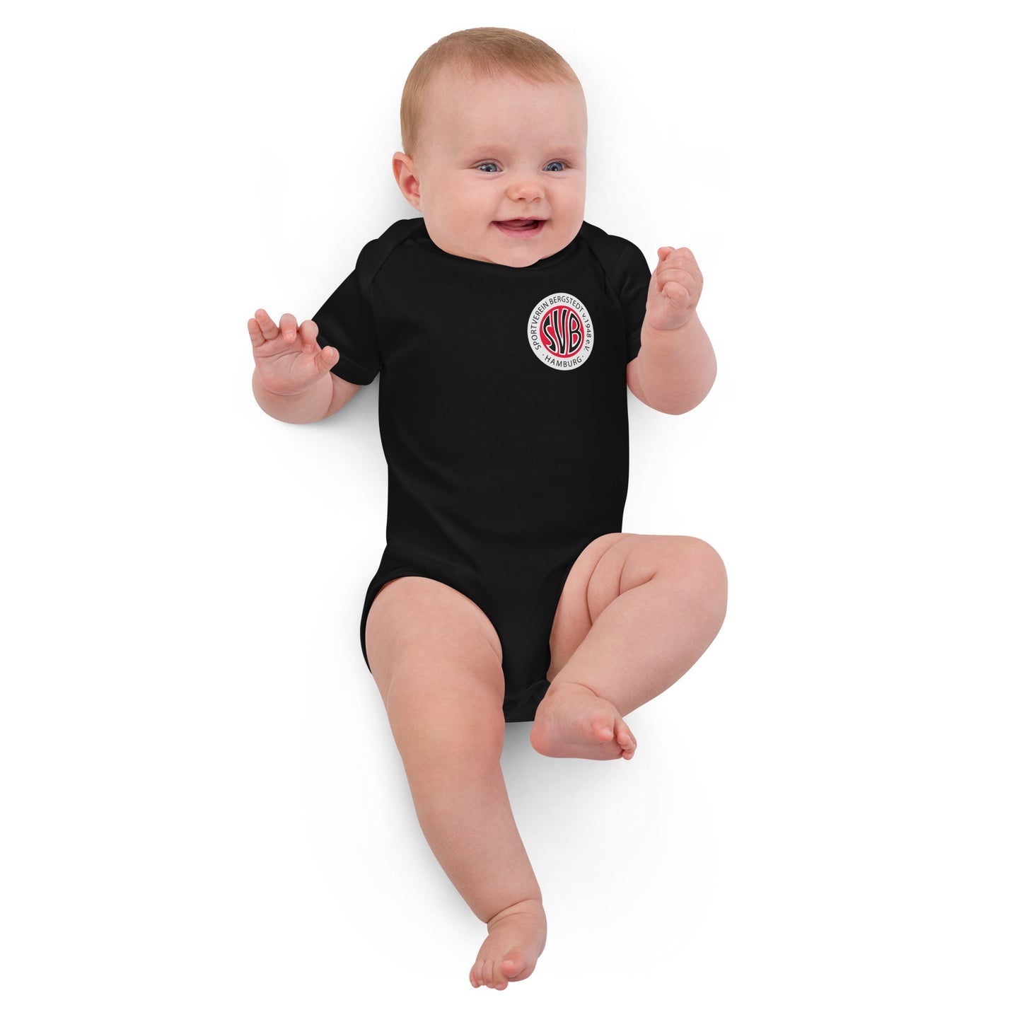 SVB Baby │Babystrampler aus Bio-Baumwolle│Nur SVB - LOGO │Druck