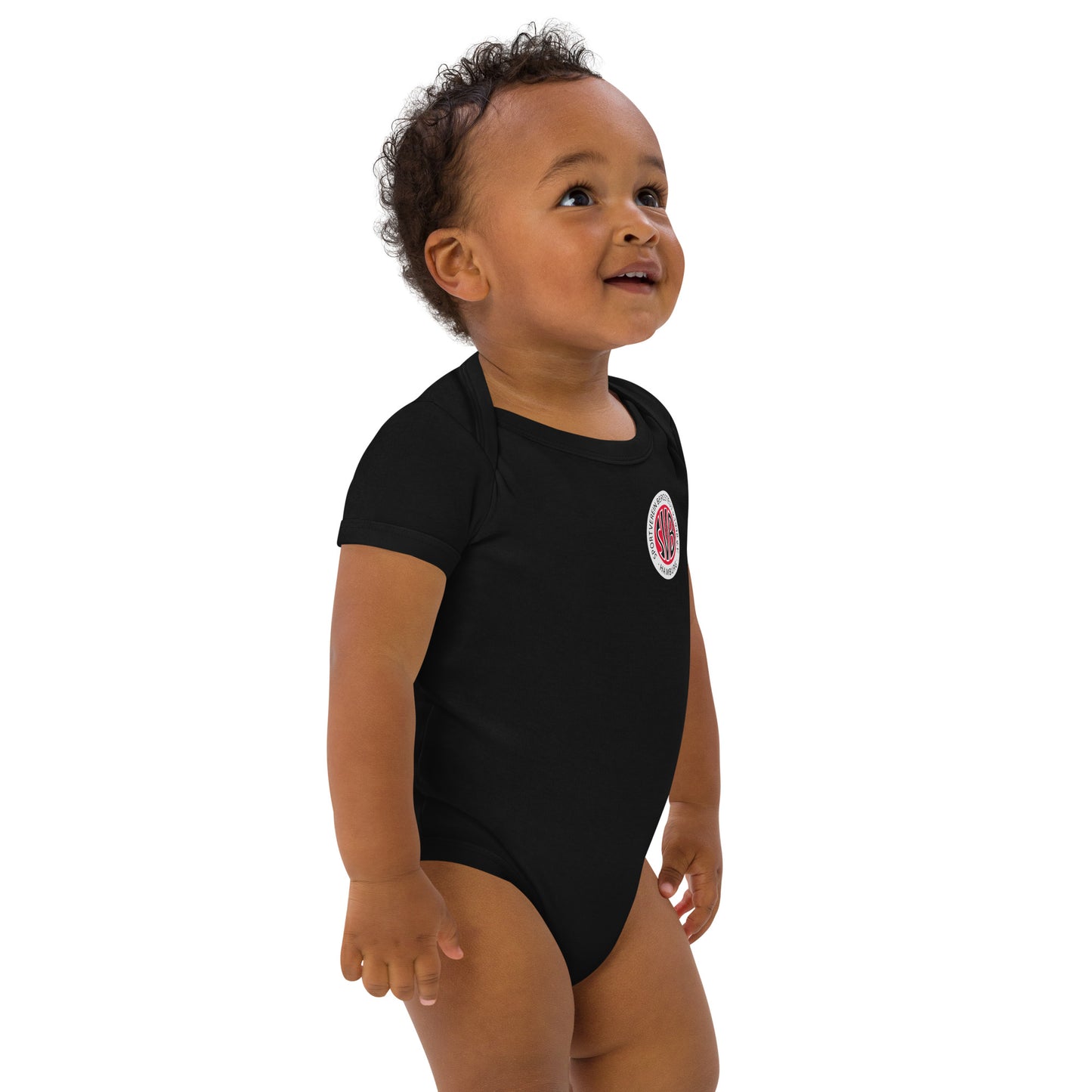 SVB Baby │Babystrampler aus Bio-Baumwolle│Nur SVB - LOGO │Druck