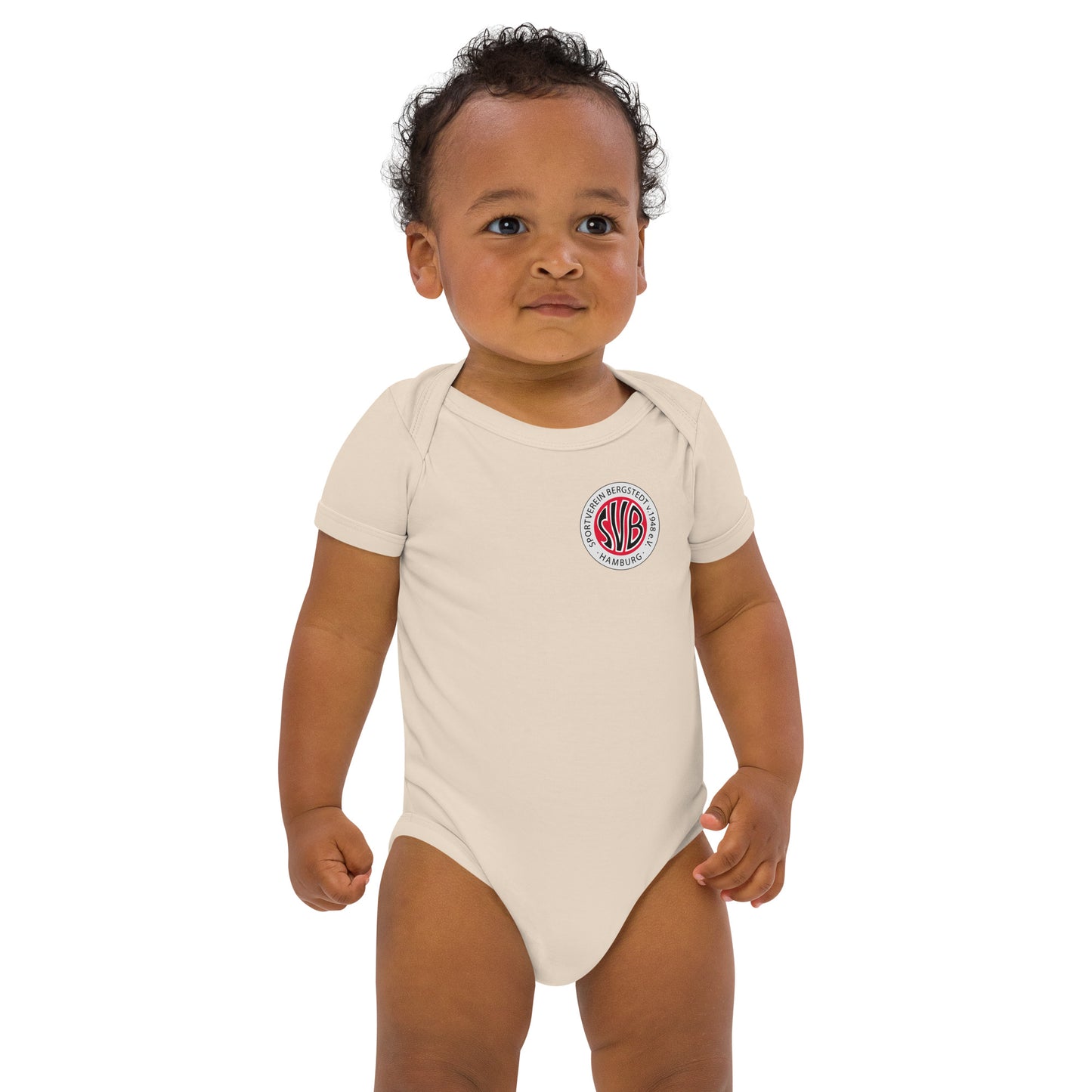 SVB Baby │Babystrampler aus Bio-Baumwolle│Nur SVB - LOGO │Druck
