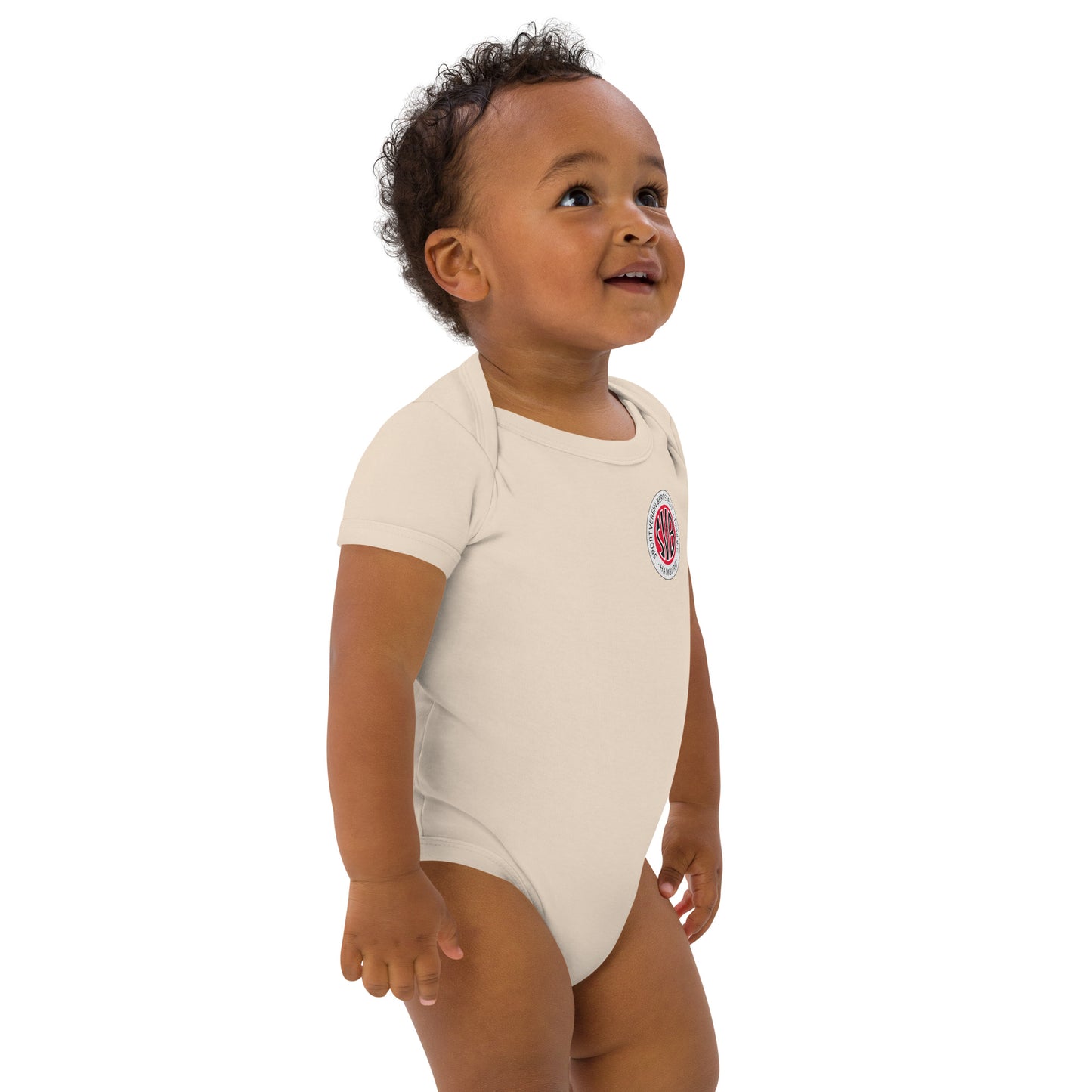 SVB Baby │Babystrampler aus Bio-Baumwolle│Nur SVB - LOGO │Druck
