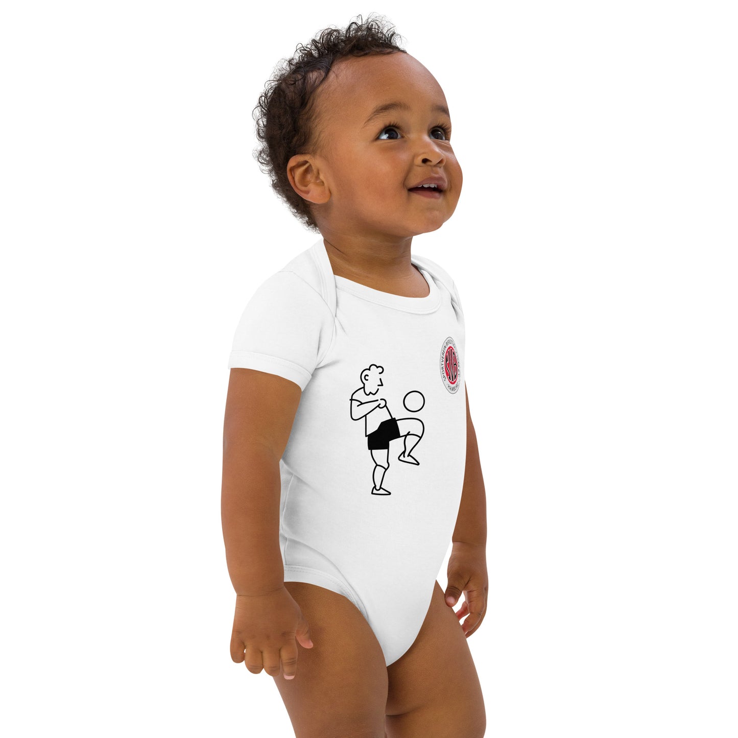 SVB Baby │ Babystrampler aus Bio-Baumwolle│Druck