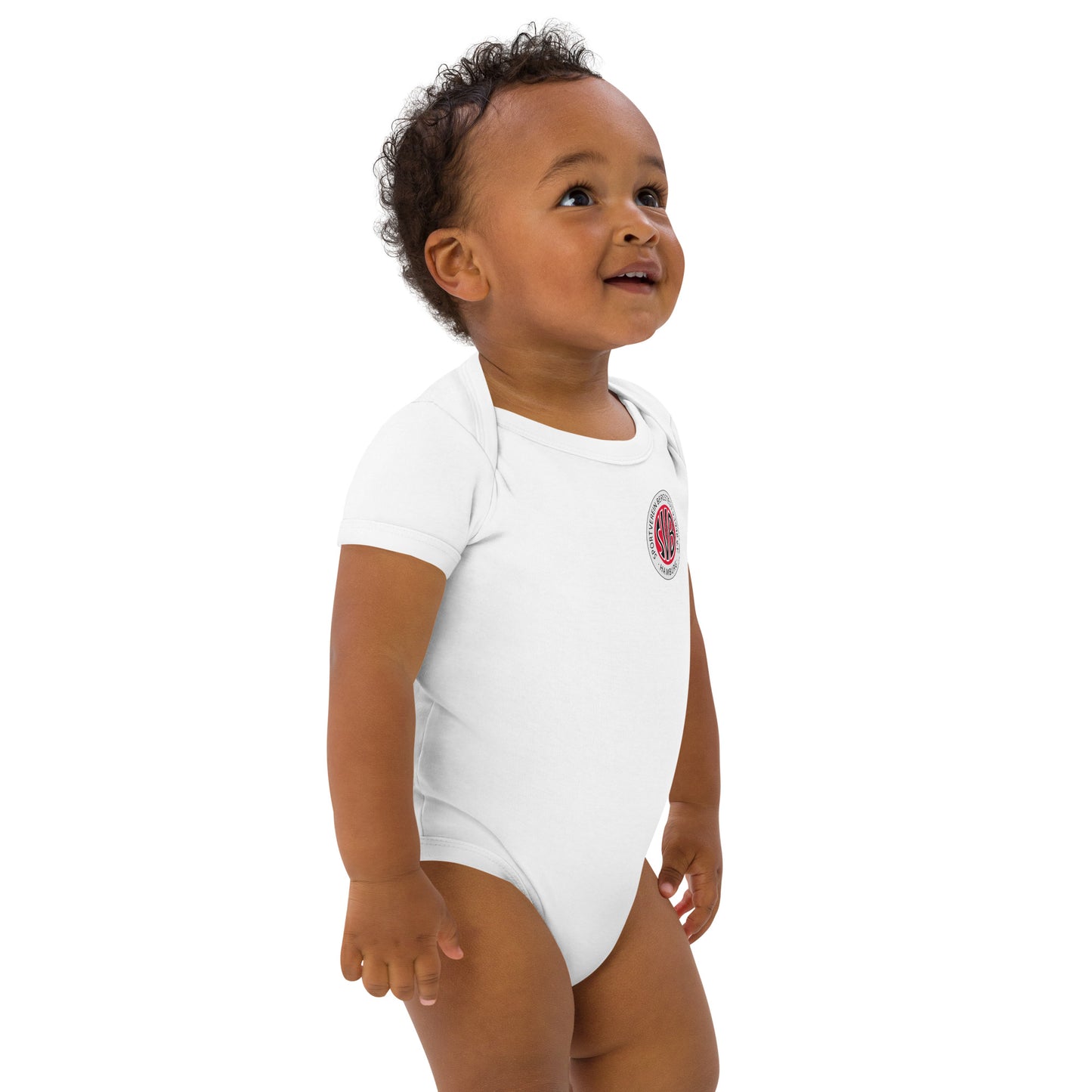 SVB Baby │Babystrampler aus Bio-Baumwolle│Nur SVB - LOGO │Druck