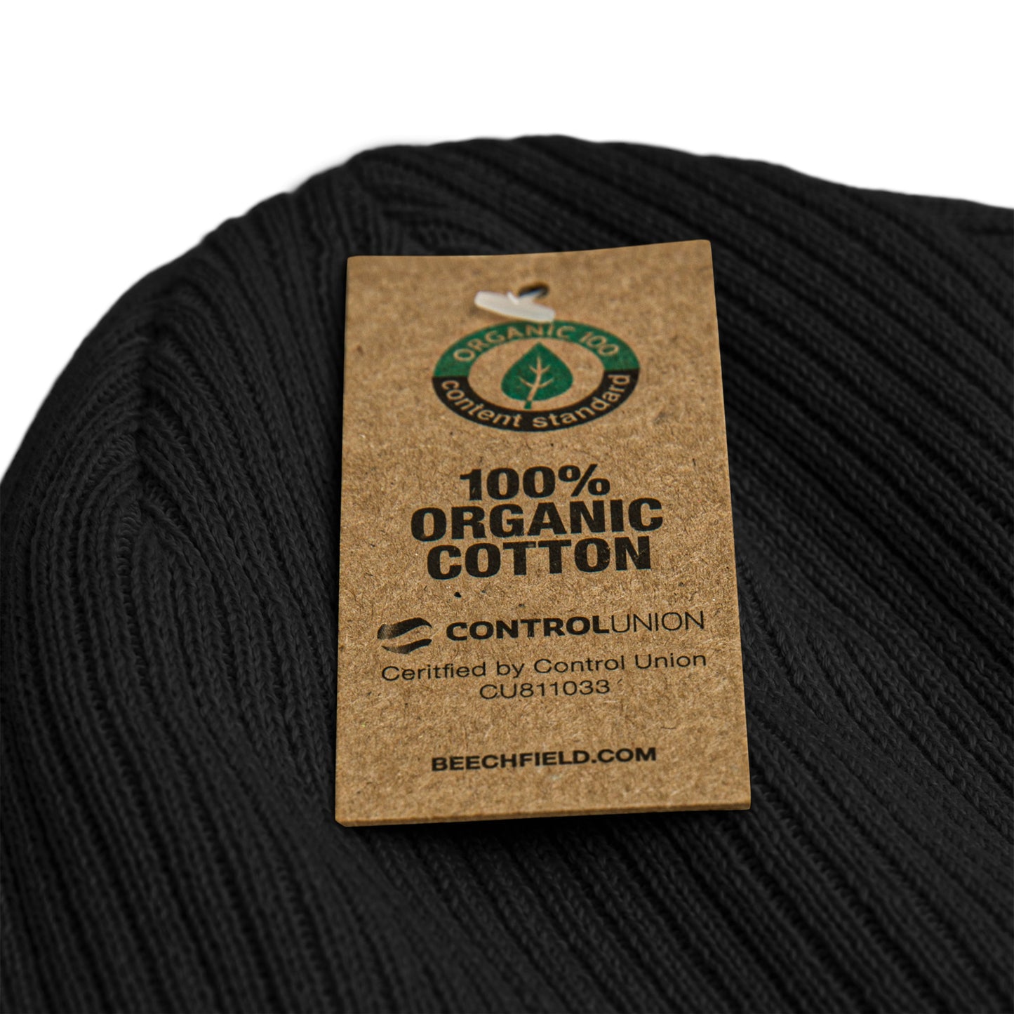 SVB Mütze │Gerippte Bio-Beanie │Bestickt