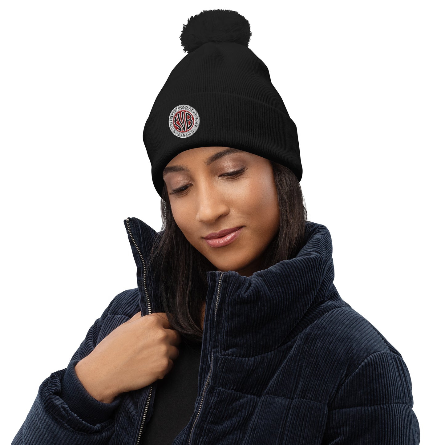SVB Mütze │Bommel Beanie│Bestickt