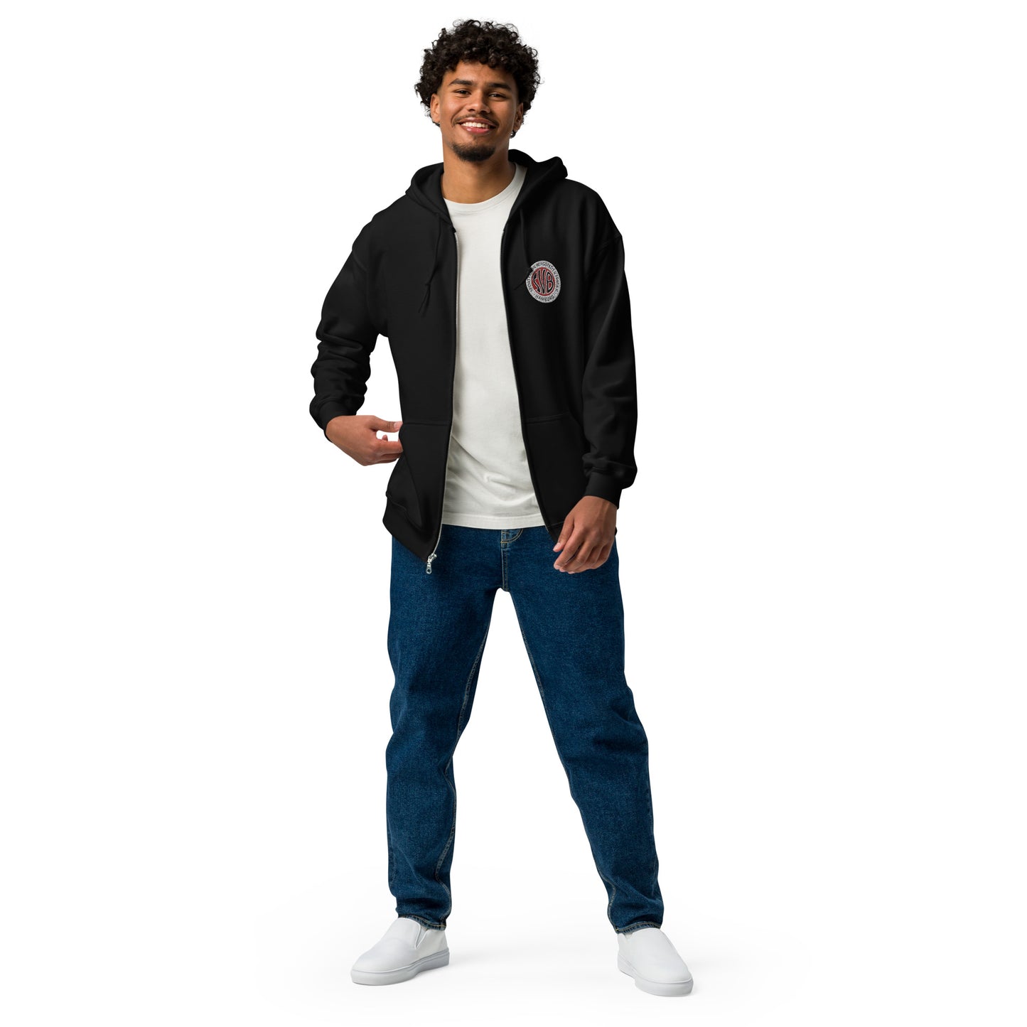 SVB Hoodies │Unisex Heavy-Blend Zip Hoodie│Bestickt